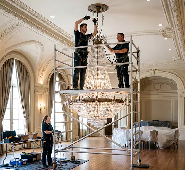 Professional Chandelier Installation: Your Local Fixture Team in Colbert, WA